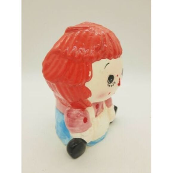 Lefton Vintage Raggedy Ann Doll Planter - Picture 2 of 9